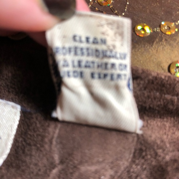 Ann Taylor suede leather mini skirt vintage - Picture 4 of 14